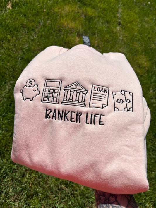Banker life Crewneck