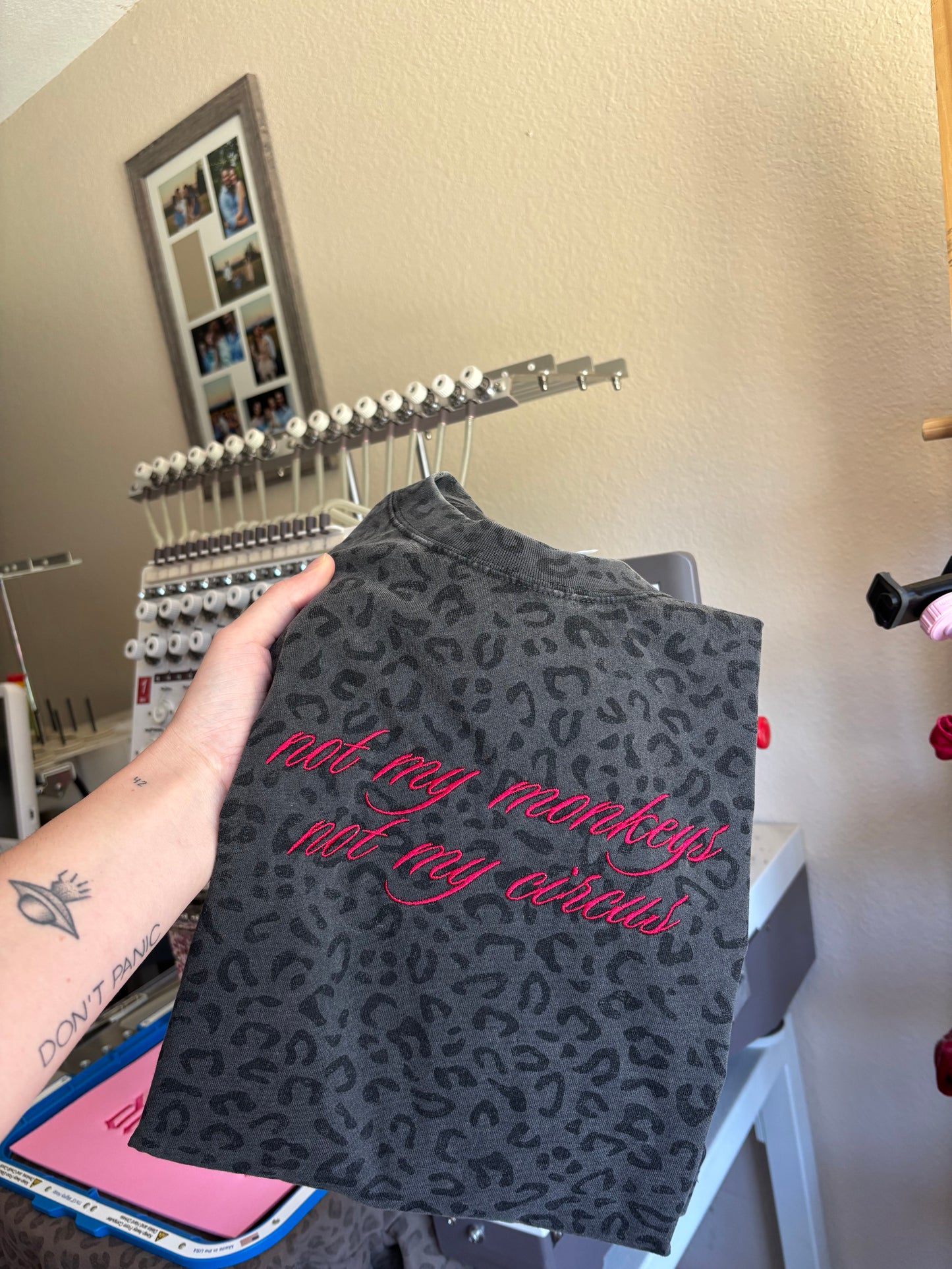 Not my monkeys tee