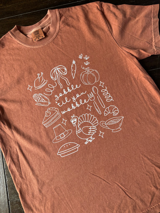 Gobble Till You Wobble Tee