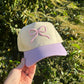 Puff bow hat