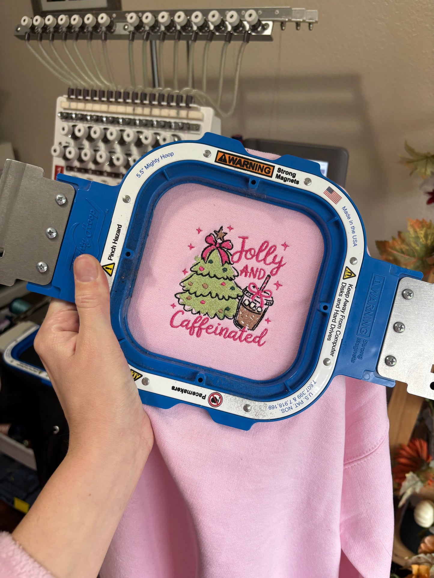 Jolly and caffeinated crewneck